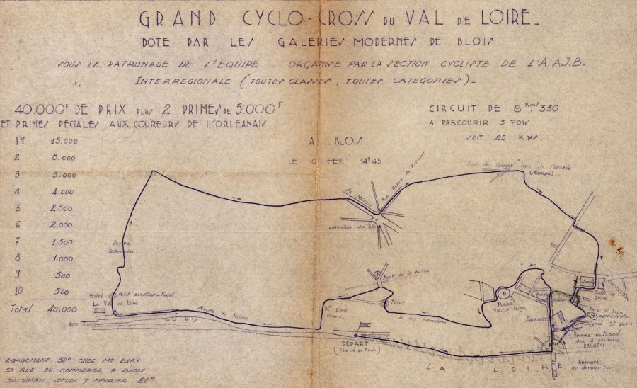 Cyclocross du Val de Loire - Parcours de la premire dition.