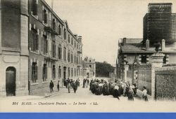 La rue de la chocolaterie au dbut du XXe sicle et en 2015 (AM Blois, 5 Fi 861 / Ville de Blois, Communication)