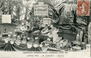 Exposition internationale culinaire de Paris. Grand prix. A. Chalbet (1909). AM Blois, 5 Fi 925.