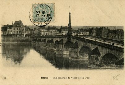 Vue gnrale de Vienne et le pont