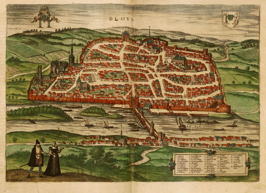La ville de Blois fortifie et le quartier de Vienne sur la rive gauche