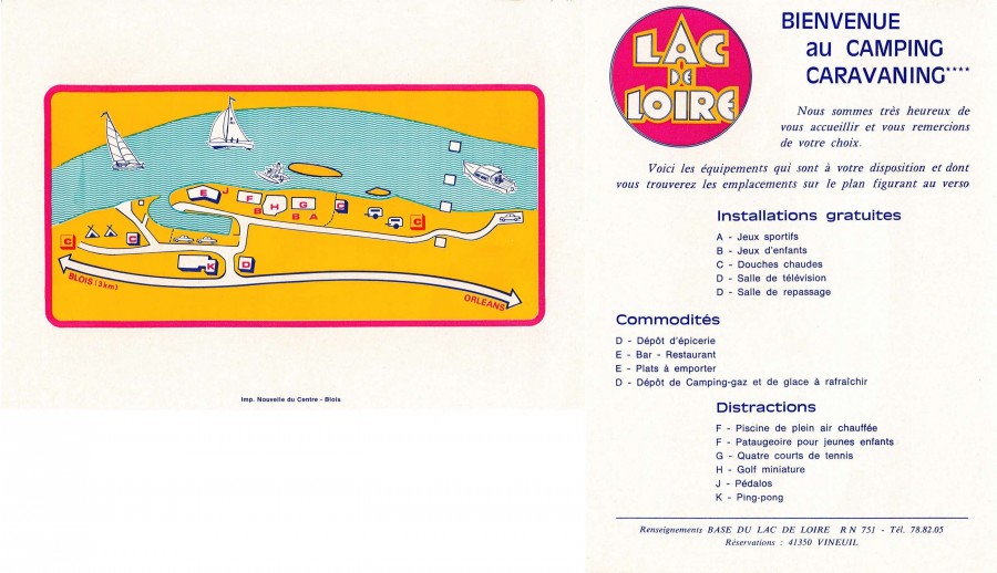  Tract distribu  larrive du camping, vers 1970 / Archives dAgglopolys, fonds de la SO.GE.LAC (non cot). 