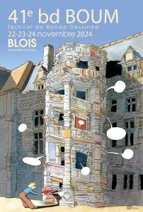 Affiche de l'�dition 2024 de bd BOUM (� Auteur�: David PRUDHOMME)