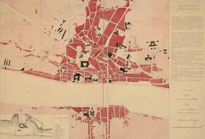 Viaduc de l'Arrou reliant le quartier de la pr�fecture � celui de la gare, municipalit� d'Eug�ne Riffault. � Biblioth�que Abb�-Gr�goire, fonds patrimonial, RLV 364.