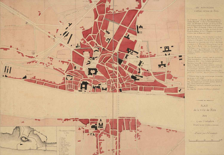 Viaduc de l'Arrou reliant le quartier de la pr�fecture � celui de la gare, municipalit� d'Eug�ne Riffault. � Biblioth�que Abb�-Gr�goire, fonds patrimonial, RLV 364.