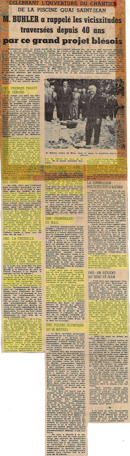 Journal La Nouvelle R�publique du 11 juin 1964. �  Service mutualis� des Archives de la ville de Blois, d'Agglopolys et du CIAS du Blaisois, 7 Z 31.