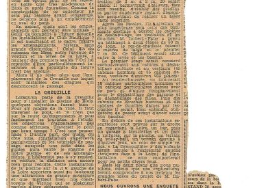 Journal La Nouvelle R�publique, avril 1947. �  Service mutualis� des Archives de la ville de Blois, d'Agglopolys et du CIAS du Blaisois.
