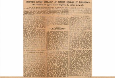 Journal La Nouvelle R�publique, jeudi 22 f�vrier 1951, p. 3. � Archives d�partementales de Loir-et-Cher, 127 J 88.