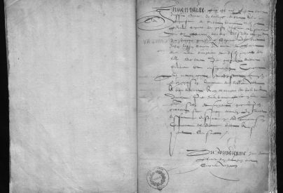 Inventaire des Archives de la ville de Blois de 1571. � Service mutualis� des Archives de la ville de Blois, d'Agglopolys et du CIAS du Blaisois, II 4.