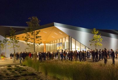 Le b�timent du Jeu de Paume, Avenue de Ch�teaudun (2017). � Photographie prise par la Direction de la Communication d'Agglopolys.