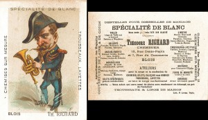 Théodore Richard, spécialité de blanc (fin XIXe siècle). AM Blois.