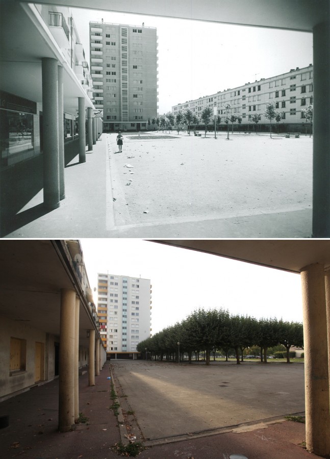 Place René-Coty (vers 1965 / 2013).