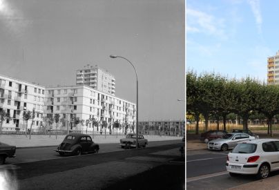 Tour Coty et immeuble de la place du Docteur-Roux (1963 / 2013).