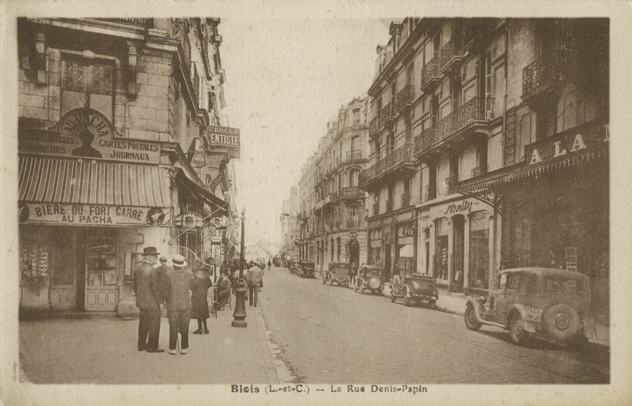 La rue Denis-Papin (années 1920)