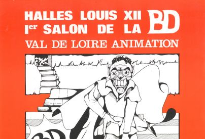  Affiche de la première édition du festival de la bande dessinée de Blois, 1984 (AMB, 1 Fi 1129)