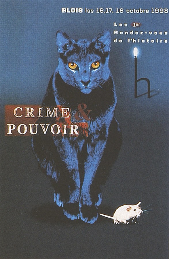 Affiche de la première édition des Rendez-vous de l'histoire en 1998 (Ville de Blois)
