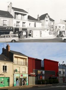 Le 12 avenue Maunoury avant 1978 et en 2015 (AM Blois, 2 Fi 25 36 / Ville de Blois, Communication)