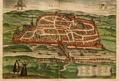 La ville de Blois fortifiée et le quartier de Vienne sur la rive gauche