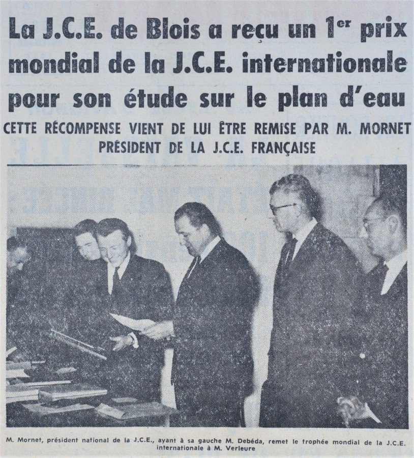 © La Nouvelle République du 28 novembre 1966 / Blois bibliothèques d'Agglopolys. 
