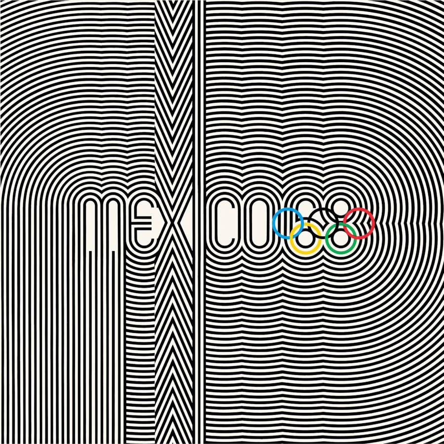 La s�rie d�affiches de ces Jeux est le fruit d�une collaboration entre trois artistes: Pedro Ram�rez V�zquez, architecte et pr�sident du Comit� d�Organisation des Jeux, Eduardo Terrazas (MEX) et Lance Wyman (USA) qui a con�u le logo "Mexico 68" - Logo oly